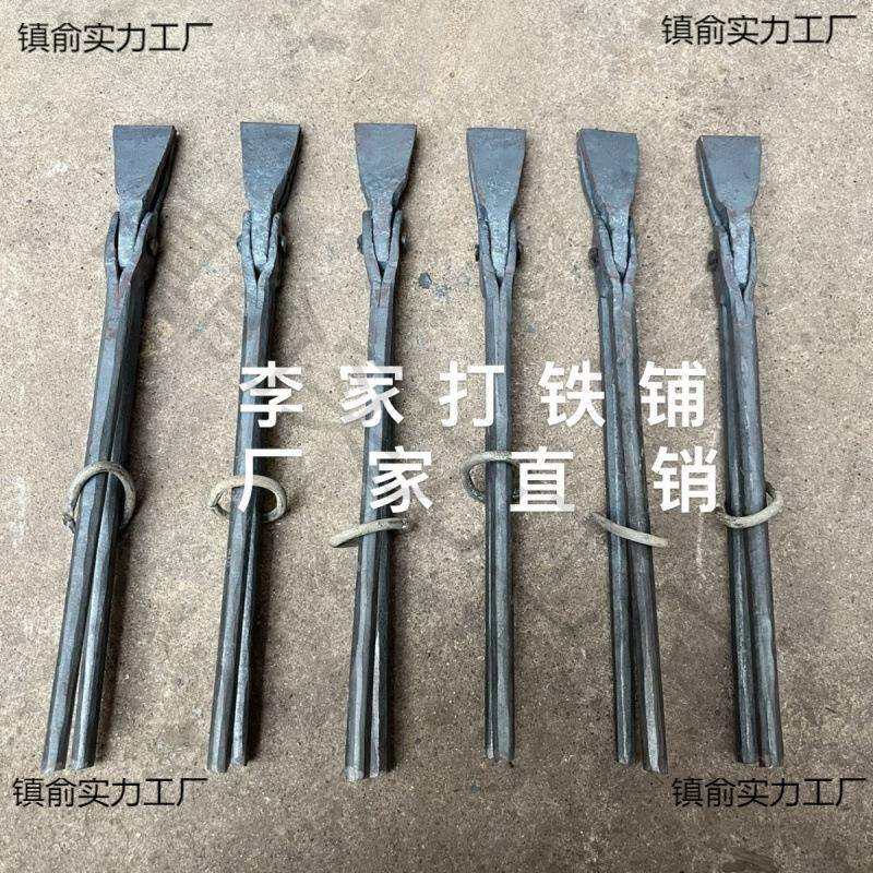 LP手工锻打打铁铁钳扁口钳子铝锭锻造夹子尖嘴钳夹夹持火钳工具定