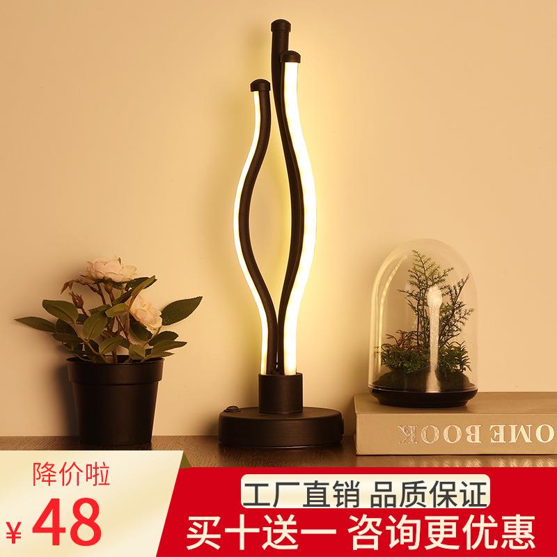 led酒吧充电台灯号码灯创意餐厅KTV装饰小夜灯个性桌灯清吧氛围灯图片