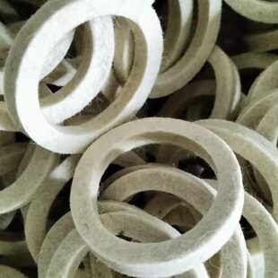 防门丝杠空滤电机防尘圈耐磨圈背胶毛毡密封吸油羊毛毡人工业密封