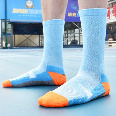 底实战防滑袜高筒酒之善陵毛巾中球员版篮球袜林寺篮球精英袜男女
