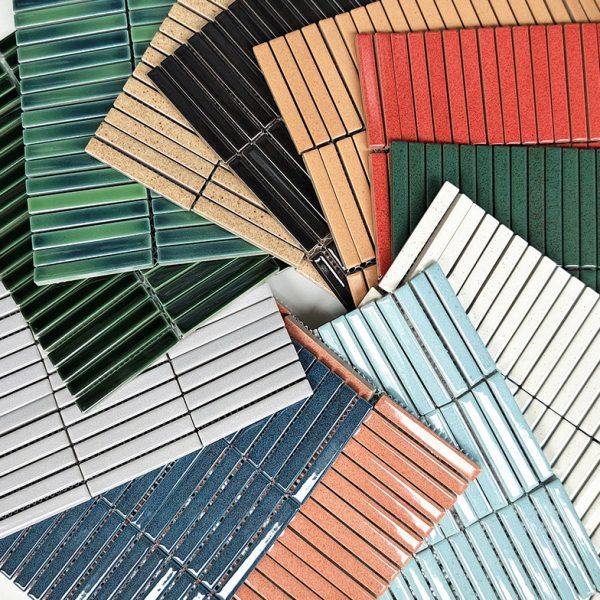 细长条筷子砖马赛克包柱子弧度墙面瓷砖厨房卫生间民宿水池踢脚线,家装主材,马赛克,淘宝优惠券,粉丝福利购,淘宝优惠卷