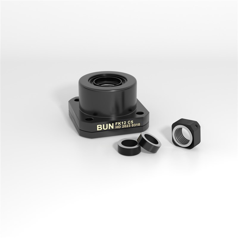 BRW精密滚珠丝杆轴承固定座FK15-C5丝杆导轨轴承X固定座支撑座