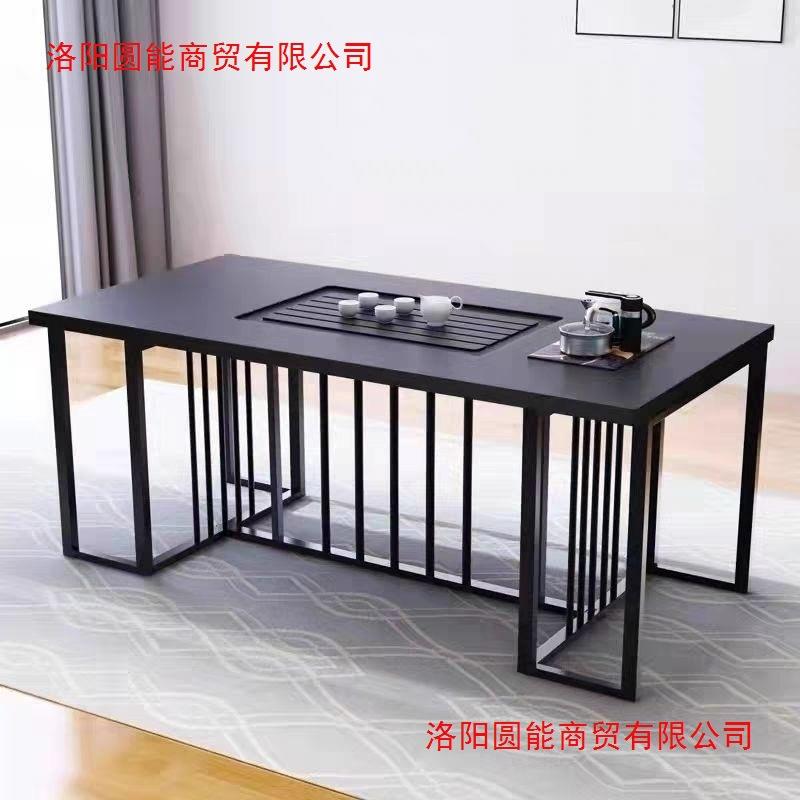 火烧石茶桌椅组合茶具套装一体茶几大理石简约现代茶台功夫泡茶桌