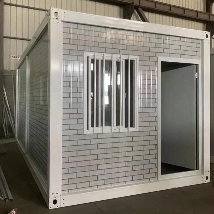 集装箱移动房住人活动简易板房家用组合屋集成房屋工具房箱房砖色