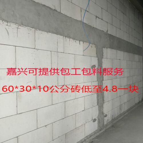 嘉兴泡沫砖块 空心砖轻质砖隔墙 气泡砖