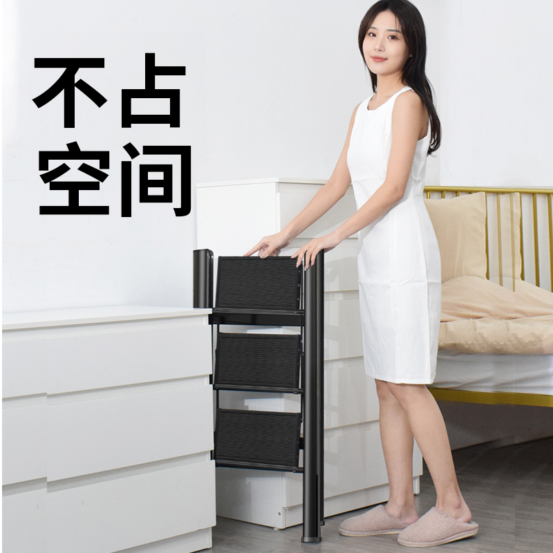 奥诺森梯子家用折叠伸缩加厚人字梯铝合金室内多V功能小梯子伸缩