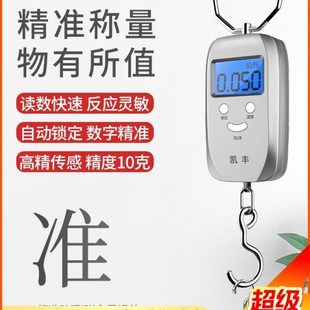 称家用小秤手提电子秤10公斤50kg便携式高精度手称弹簧称小型精准