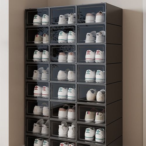 12包鞋盒透P明的收纳盒