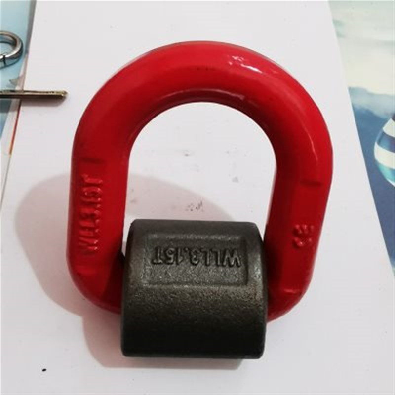 焊接D型环带卡簧高强度r焊接吊点模具烧焊吊环1吨2吨3Td型连接扣