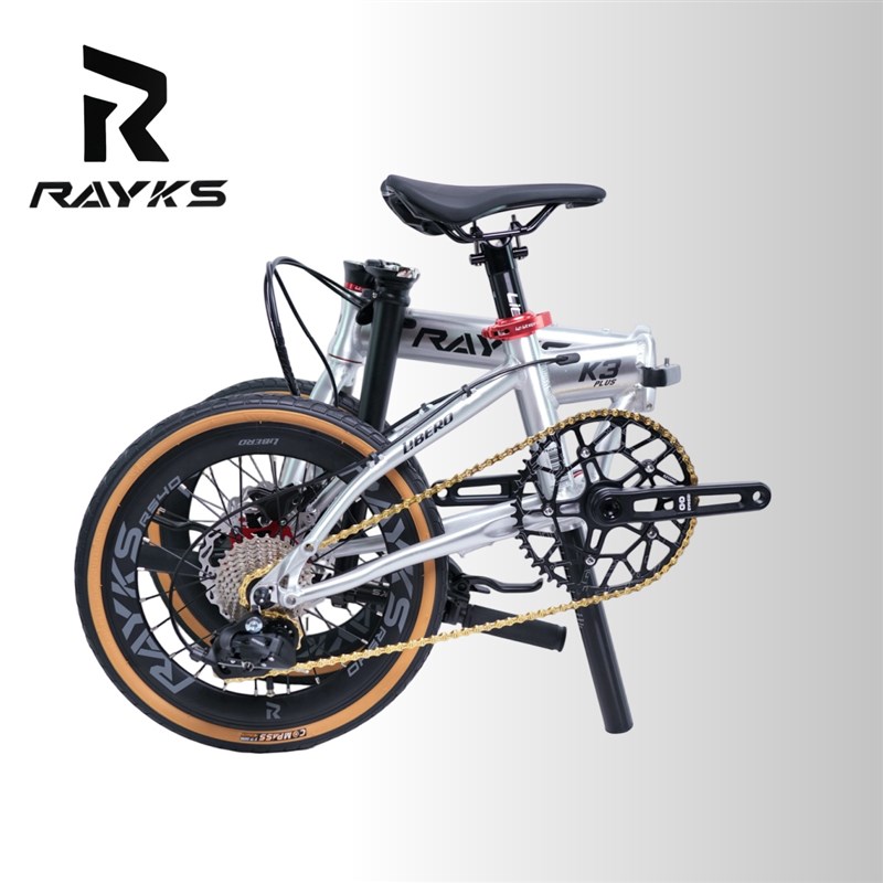 自行车折叠车户外16寸k3plus航空铝合金内走线349轮Y组油碟刹刀圈