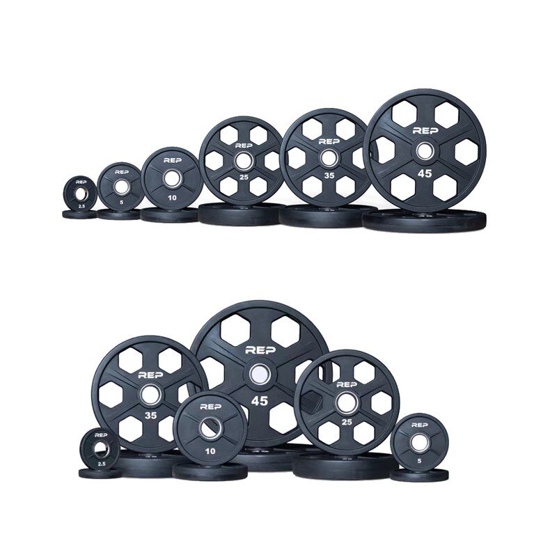 REPFORCE PU v六边孔杠铃片 奥片大孔片 环保无味