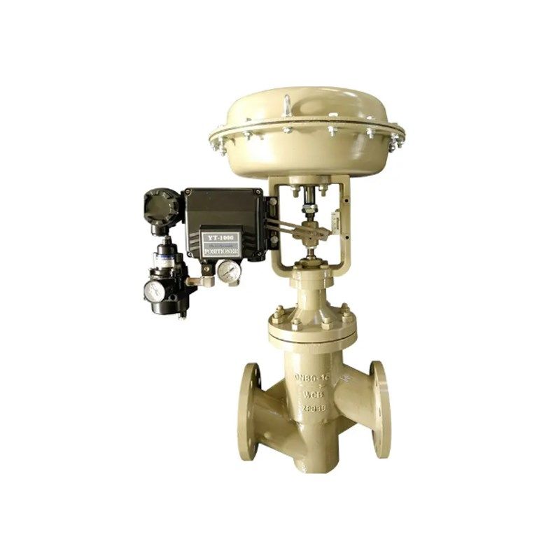 101-P1-Fg-DN100气动衬氟单座控制阀101-P1-F-DN125气动单座控制