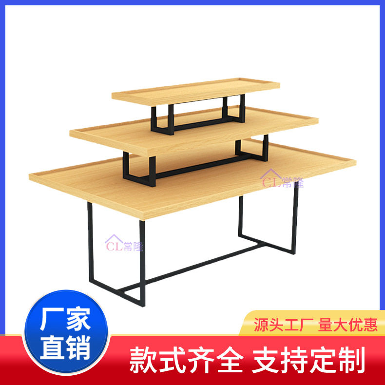 三层流水台潮玩母婴店展示架