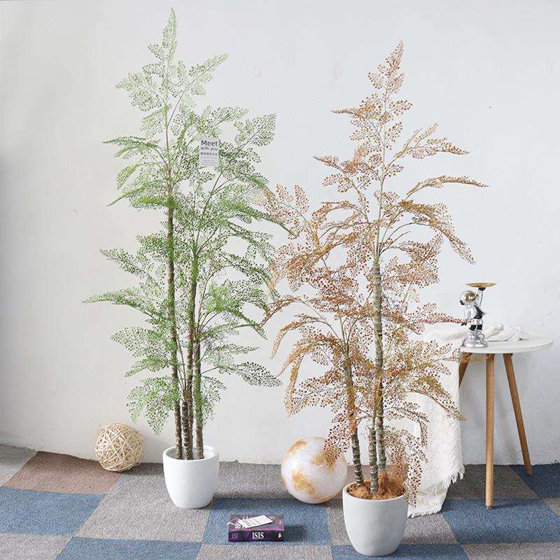 仿真绿植铁线蕨树蕨类造景家居摆设室内装饰桫椤树盆栽盆景落地摆