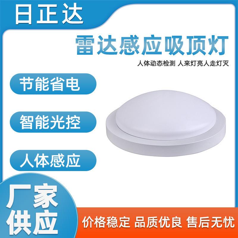 吸顶应急灯 24w雷达感应灯 防水吸顶灯 感应灯 室内 吸顶灯