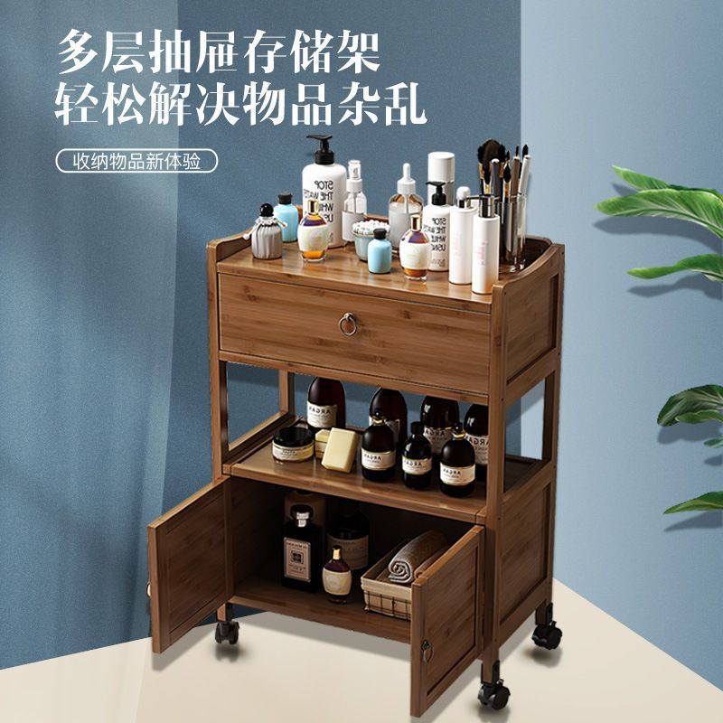 美容车美容院小推车置物架移动工具车理发店纹绣仪器车油画车
