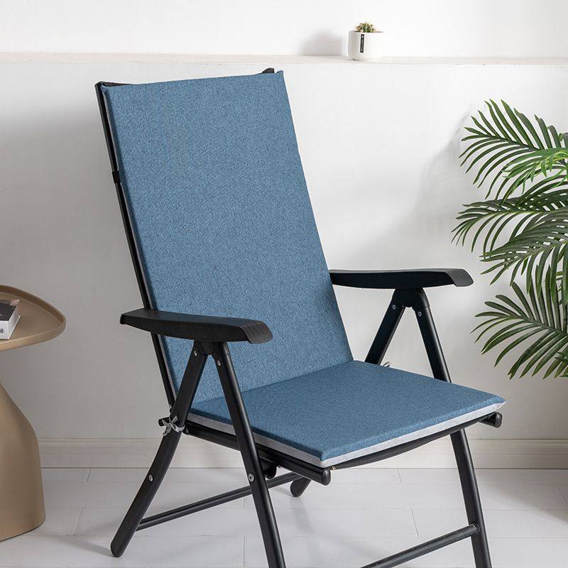 夏季可拆洗折叠椅垫躺椅坐垫靠垫一体摇椅棉垫子四季通用懒人椅垫