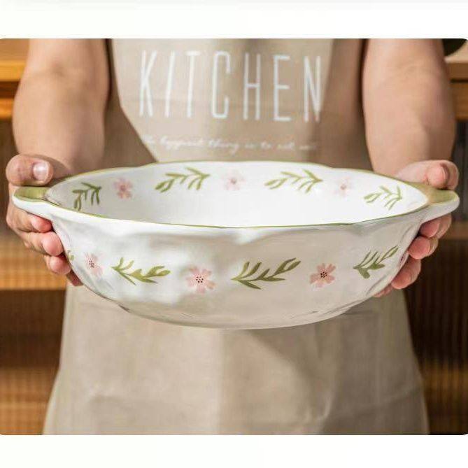 家用酸菜鱼大碗釉下彩网红双耳汤碗大号水煮鱼专用毛血旺陶瓷汤盆,餐饮具,碗,淘宝优惠券,粉丝福利购,淘宝优惠卷