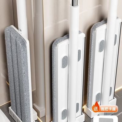 洁丽雅免手洗平板拖把家用一拖净大吸水干湿两用新款懒人拖地神器