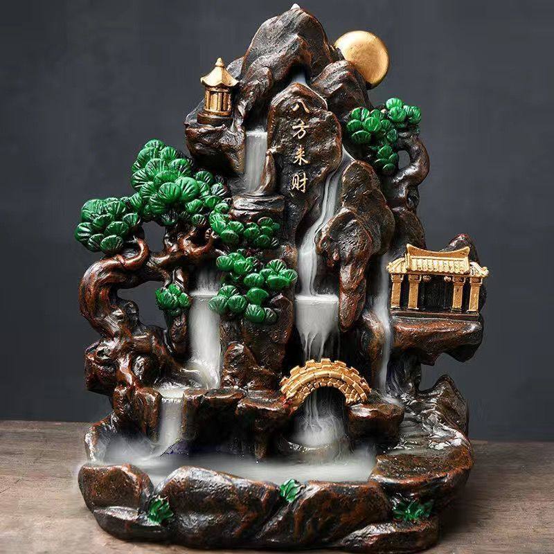 天然倒流香大号八方来财禅意香炉檀香家用茶道办公室内香薰,餐饮具,茶道/香炉,淘宝优惠券,粉丝福利购,淘宝优惠卷