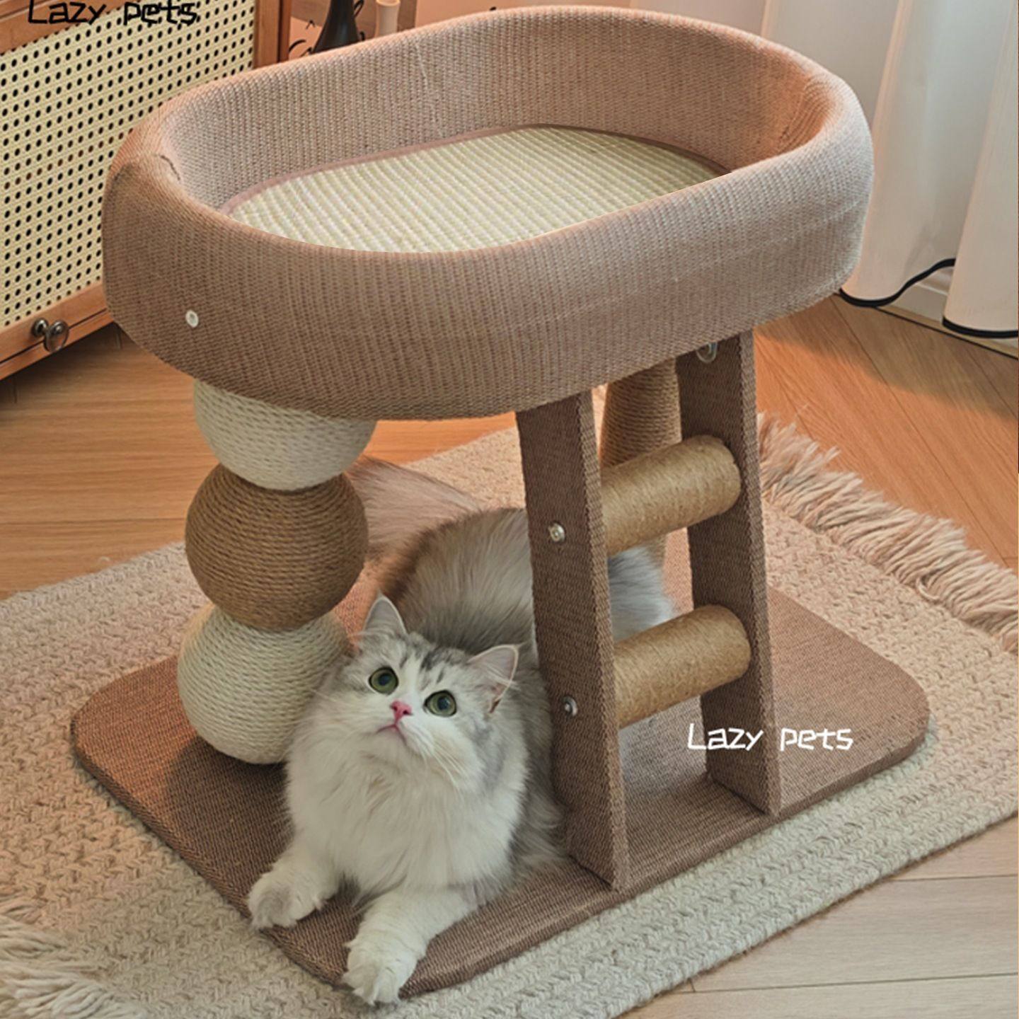 猫爬架猫窝一体剑麻猫抓板小型不占地猫架子猫抓柱玩具,宠物/宠物食品及用品,猫窝/屋/帐篷/沙发,淘宝优惠券,粉丝福利购,淘宝优惠卷