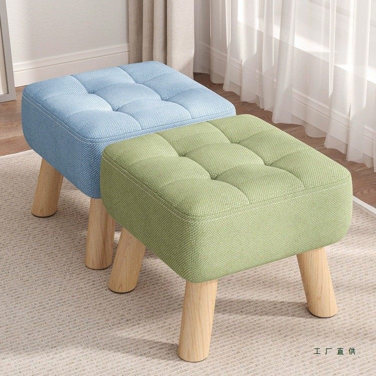 小凳子家用客厅沙发凳脚凳软包小板凳实木坐凳门口简约换鞋凳矮凳,住宅家具,沙发凳/脚踏,淘宝优惠券,粉丝福利购,淘宝优惠卷