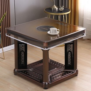 PVC透明桌罩防水防油免洗烤火桌布罩套正方形餐桌布电炉桌面胶垫