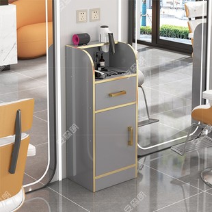 理发店工具柜美发店镜台剪发柜美容院小推车发廊吹风机置物架