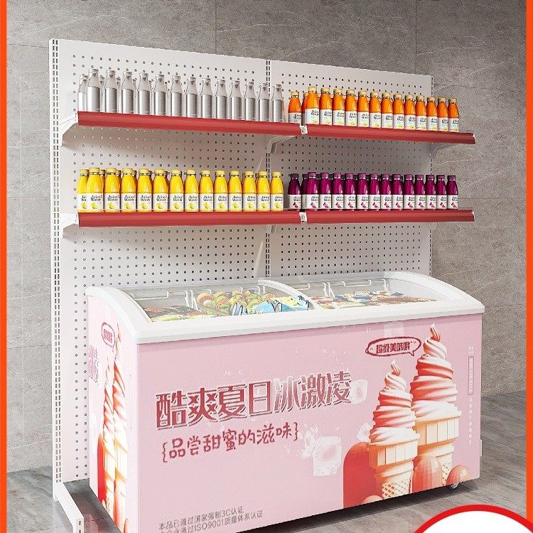 超市冰柜冰箱上方货架伴侣雪糕冷柜饮料架子置物架槟榔商用展示架,商业/办公家具,超市货架,淘宝优惠券,粉丝福利购,淘宝优惠卷