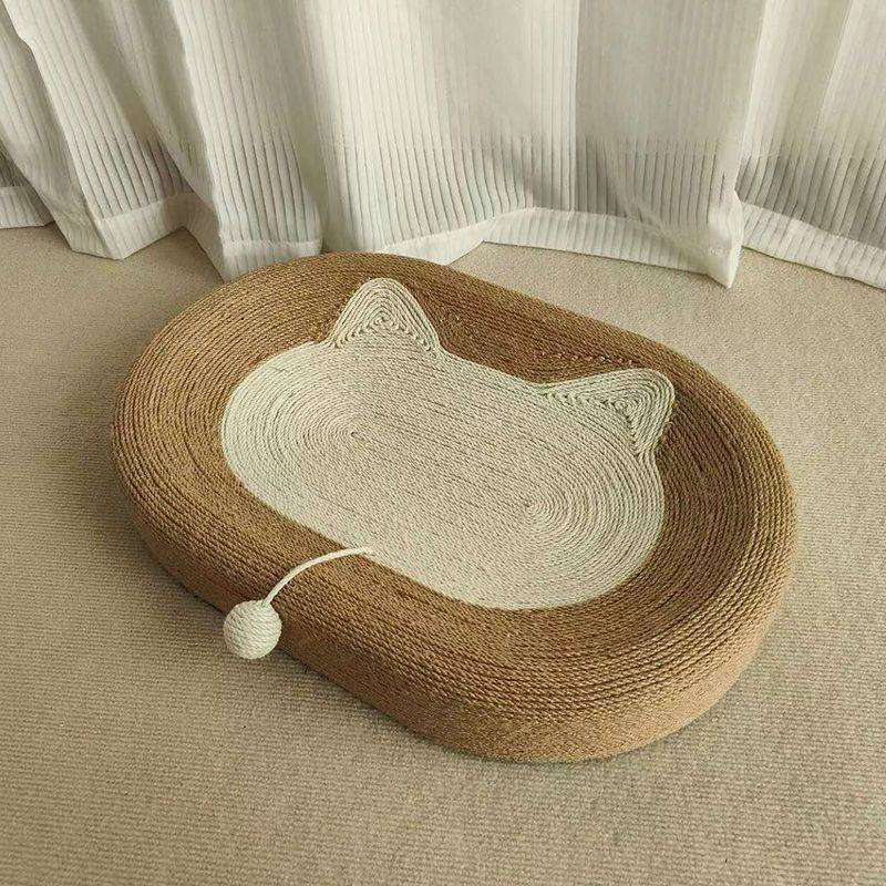 剑麻猫抓板一体耐抓圆形小猫爪盆猫窝猫咪玩具磨爪不掉屑通用耐磨,宠物/宠物食品及用品,猫窝/屋/帐篷/沙发,淘宝优惠券,粉丝福利购,淘宝优惠卷