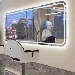 理发店染烫镜台发廊专用美发店镜子网红男士油头馆剪发镜挂墙镜子