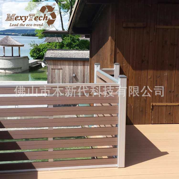 市政园林景观工程 户外木塑生态室外木围栏围挡塑木板