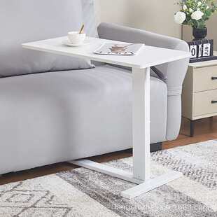 液压升降桌多功能支架可移动床边工作台气动家用可升降桌腿电脑桌