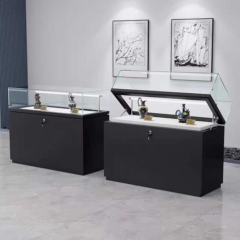 烤漆展示柜办公场所店铺陈列展品展示柜台博物馆纪念馆玻璃展示柜