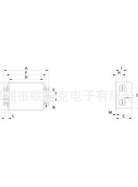 SCHAFFNER夏弗纳803955-SF带快速导通16A EMC滤波器FN2030A-16-06