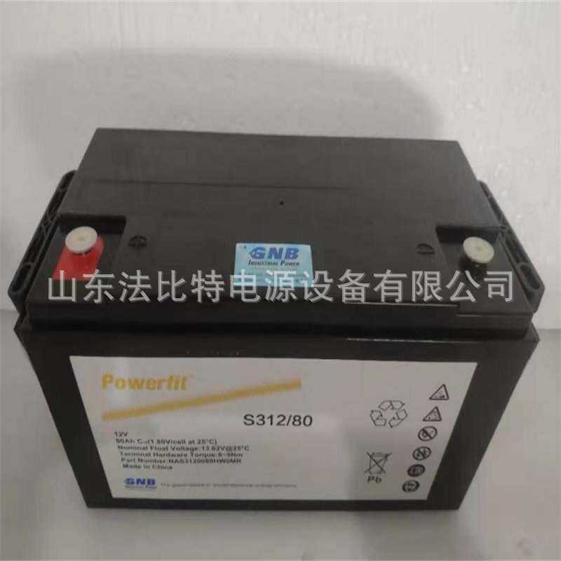 上海GNB铅酸蓄电池S312/100免维护12V100Ah 质保3年
