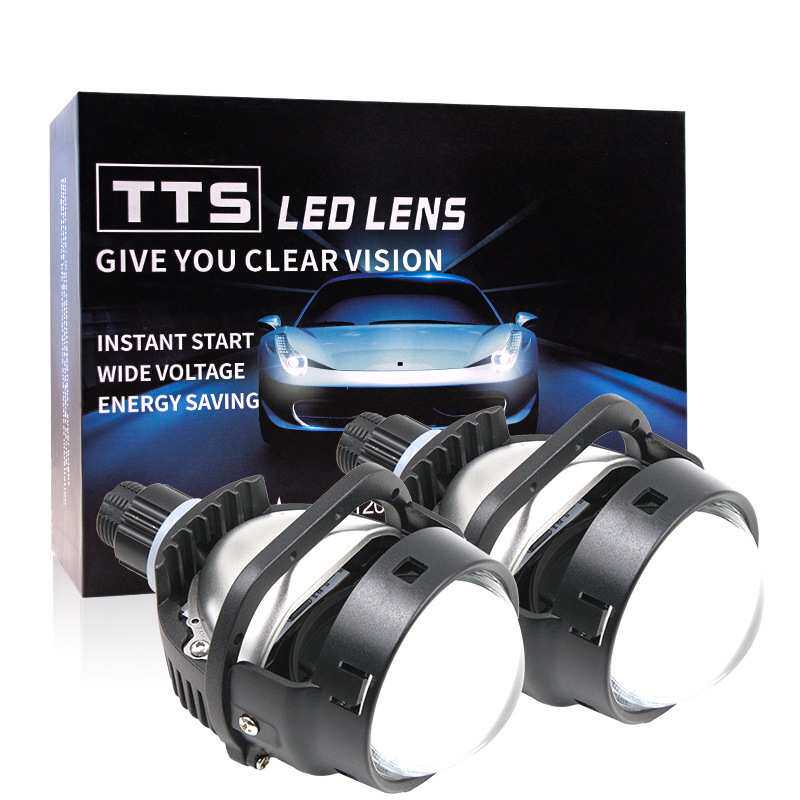 厂家热销 汽车LED大灯2.5 LED双光透镜 I5S 45W 内置驱动车灯升级