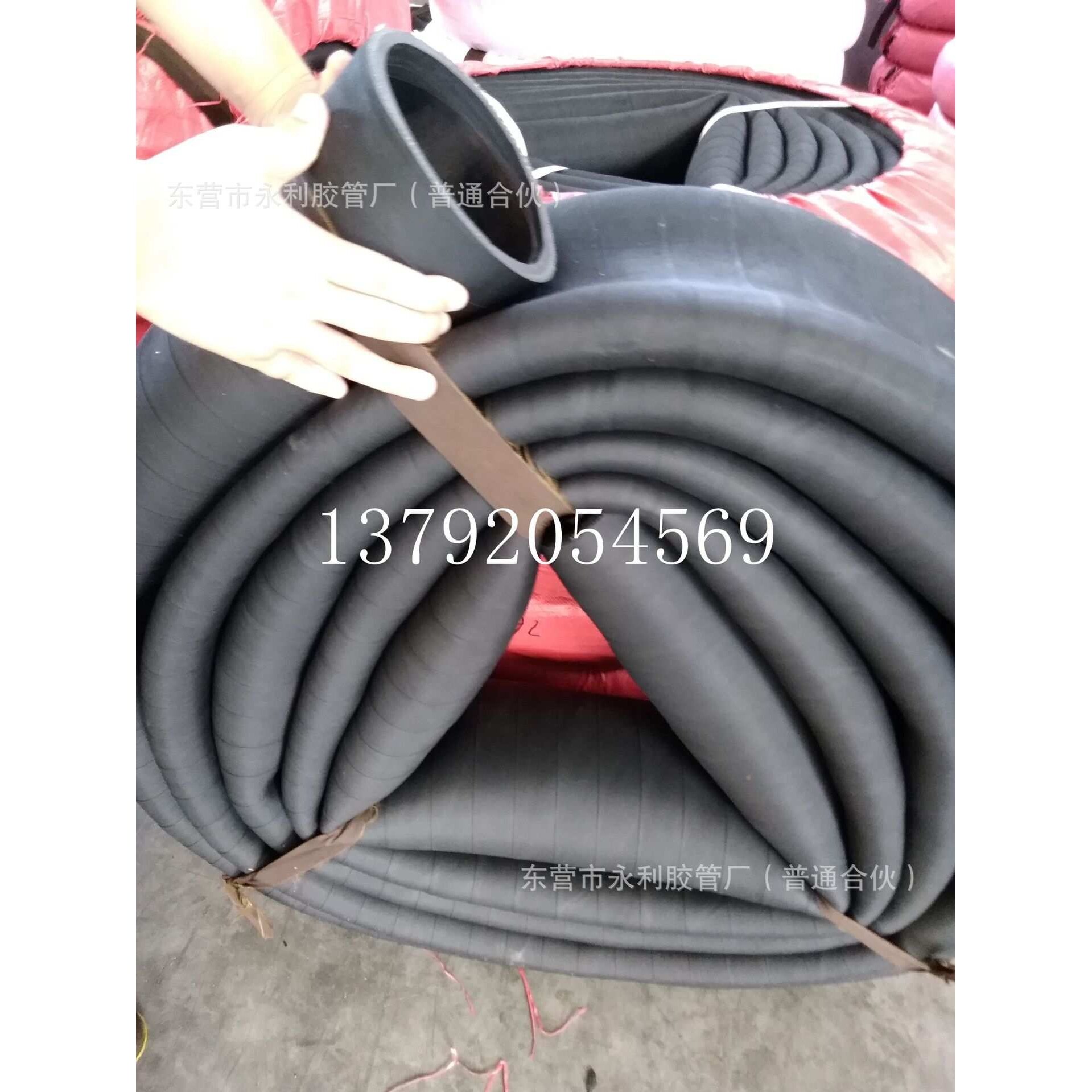 3寸4寸高压耐磨橡胶泥浆管 75mm102mm夹布泥浆胶管 高压泥浆管