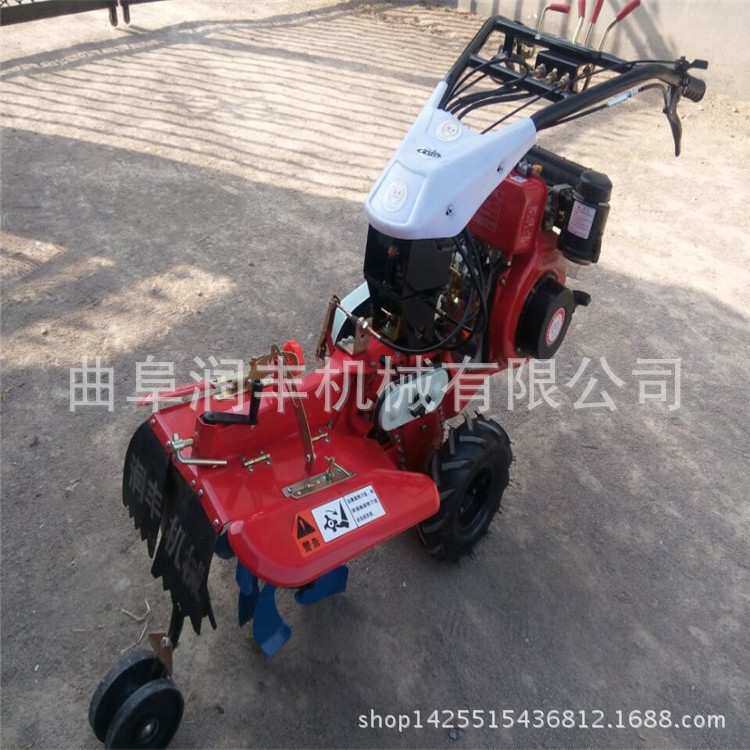 小型生姜种植管理机 大棚多用除草开沟机 果树园林种植管理机