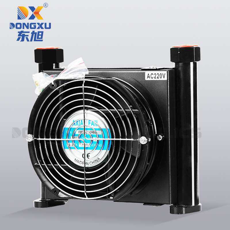 东旭液压油风冷却器AJ0510铝合金翅片散热器小型液压系统风冷去器