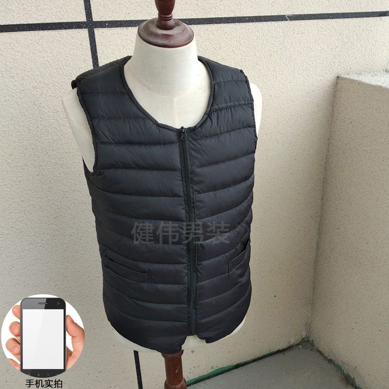 棉马甲2021年新款男士坎肩春秋冬季棉衣内胆中老年棉服男保暖背心,男装,常规马甲,淘宝优惠券,粉丝福利购,淘宝优惠卷