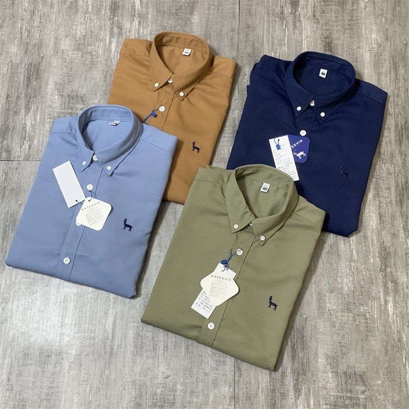 秋季新款男士混纺刺绣长袖衬衫宽松复古休闲百搭情侣上衣商务外套,男装,衬衫,淘宝优惠券,粉丝福利购,淘宝优惠卷