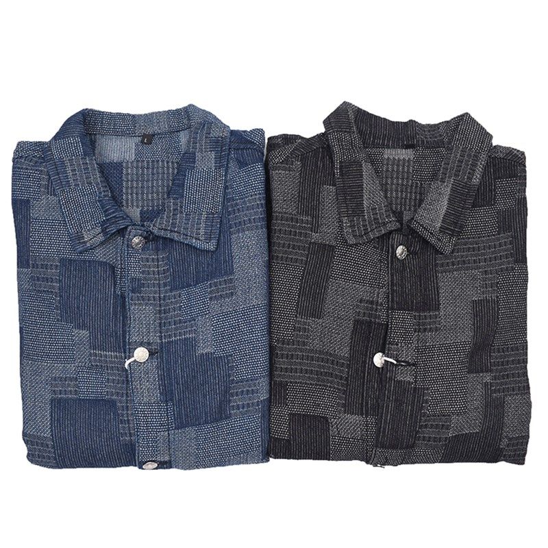 剑道布 日式复古做旧水洗刺子补丁牛仔夹克 咔叽古着长袖外套2127,男装,夹克,淘宝优惠券,粉丝福利购,淘宝优惠卷