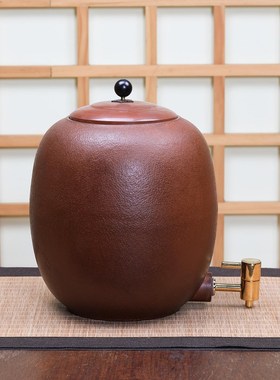 手工日式家用大号摆件客厅复古质感储水罐紫铜精品2020新款