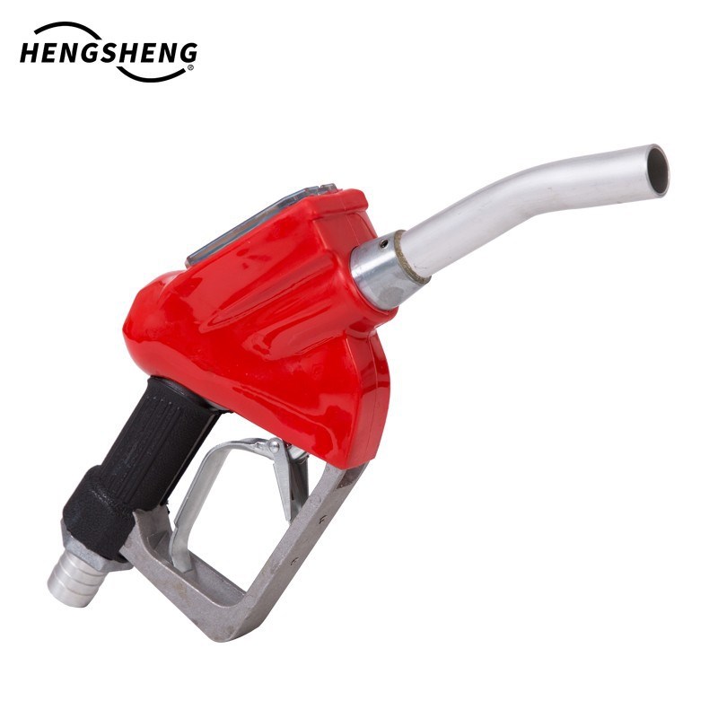 高精度液晶电子数显计量加油枪汽柴油枪可调带插R管接头全铝合金