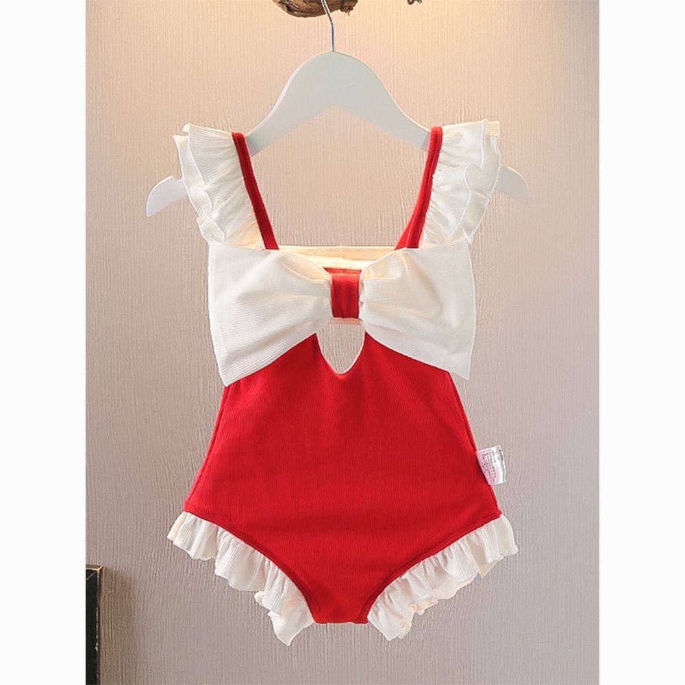 女童泳衣3-6夏季洋气25新款小童可爱公主连体网红游泳女孩5岁宝宝