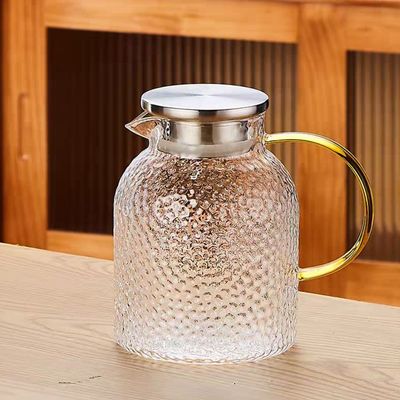 ?家用耐高温玻璃凉水壶大容量冷水壶泡茶壶凉茶壶凉水杯套装