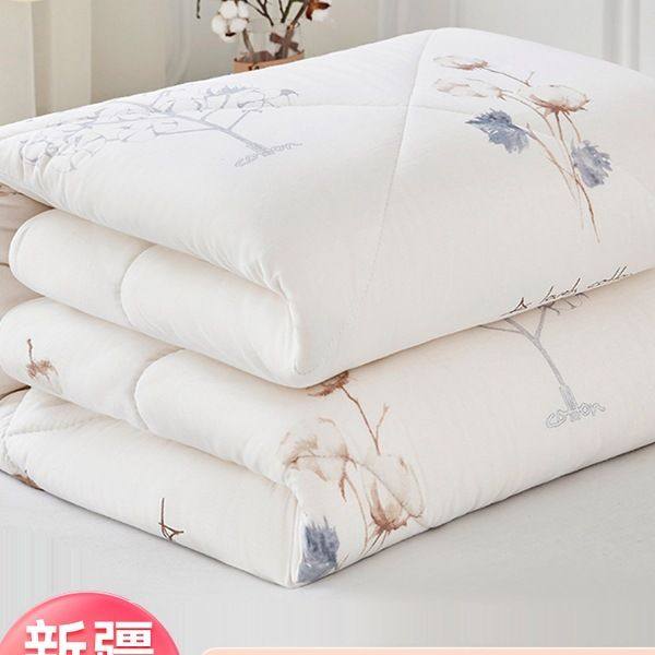 新疆一级长绒棉被棉花被子被芯棉絮床垫被褥子绗缝纯棉全棉加厚被,床上用品,棉花被,淘宝优惠券,粉丝福利购,淘宝优惠卷