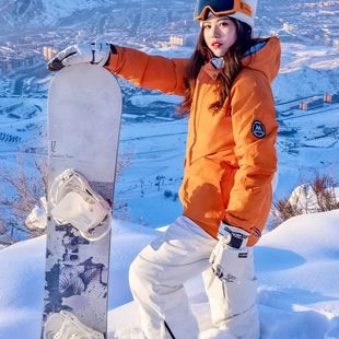 2025新款滑雪服女男款防水防风单板双板保暖冬季加厚滑雪衣裤套装