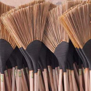 手工天然楠竹竹丝扫帚庭院校园 户外扫帚小扫把竹子